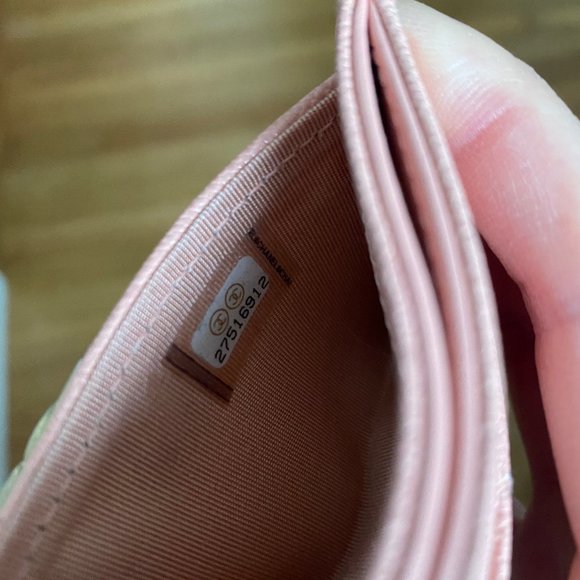 Pink Chanel Boy Card Holder Caviar Quilted - Picture 2 of 5